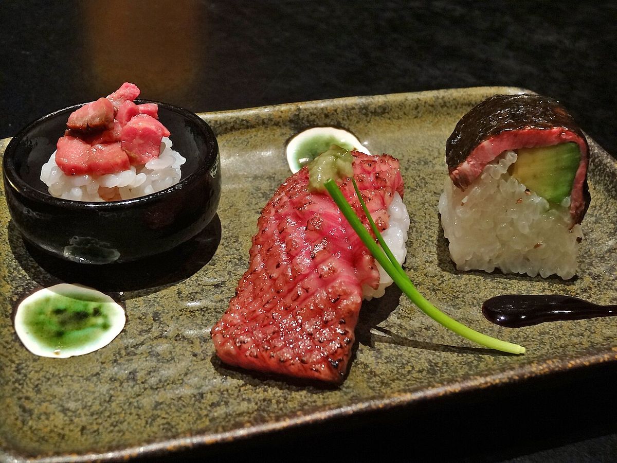 All You Can Eat Crab Wagyu Sushi In Shinsaibashi K